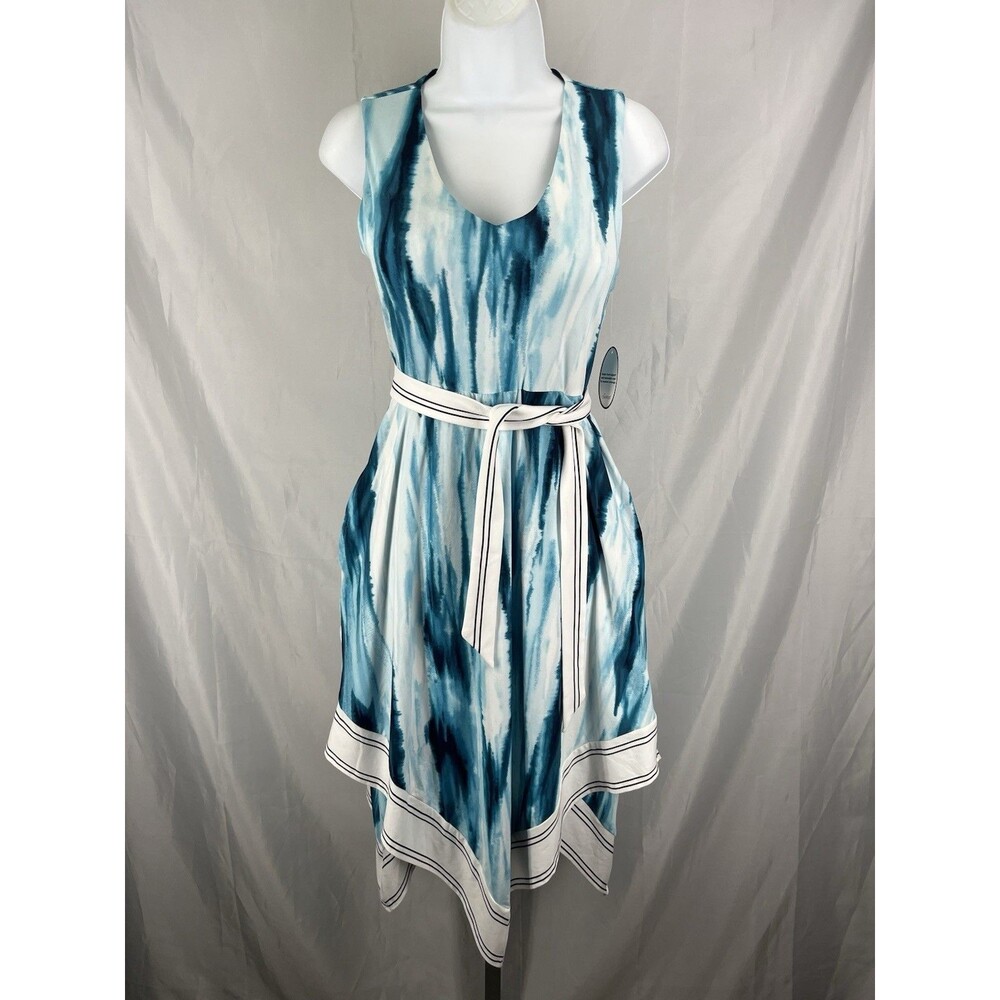 Soma Handkerchief Bra Midi Dress Size XS Level Ocean Depths Teal New
